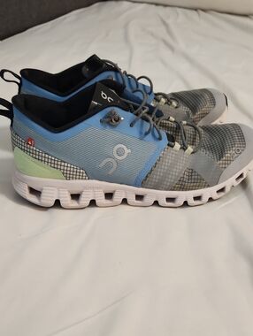 On Cloud SHIFT Helion Women's Athletic Shoes in Blue, Gray, White 8.5